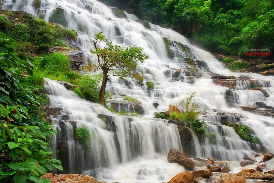 น้ำตกแม่ยะ - ภาพใกล้